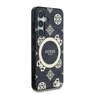 Foto 4 | Foto 4 | Funda Original Guess Peony Logo Clásico S25 - Negro