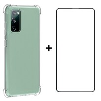 Funda Antichoque y Protector de Pantalla de Cristal Completo para Samsung S20 FE - Venta Internacional