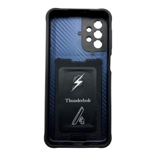 Foto 2 | Foto 2 | Funda Antichoque Armor Anilla Para Samsung A73, Color Azul Oscuro. - Venta Internacional.