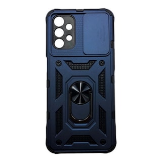 Foto 3 | Foto 3 | Funda Antichoque Armor Anilla Para Samsung A73, Color Azul Oscuro. - Venta Internacional.