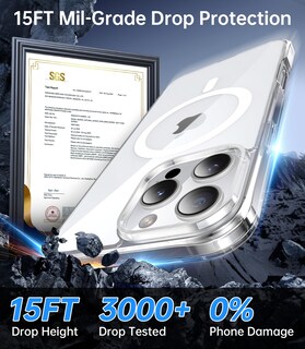 Foto 6 | Foto 6 | Funda Magnética Meifigno Para Iphone 16 Pro De 6,3 Pulgadas Con Protectores - Venta Internacional.