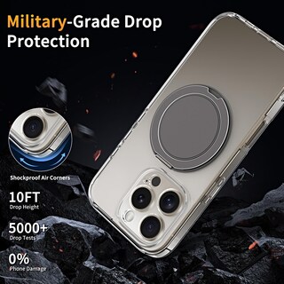 Foto 5 | Foto 5 | Funda Magnética Coolqo Para Iphone 16 Pro Max Gris - Venta Internacional.