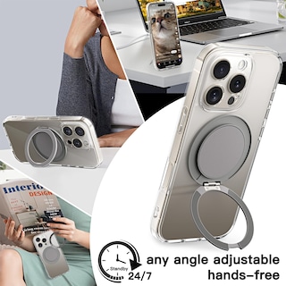 Foto 6 | Foto 6 | Funda Magnética Coolqo Para Iphone 16 Pro Max Gris - Venta Internacional.