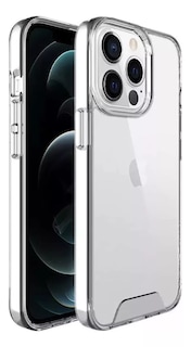 Foto 1 | Foto 1 | Funda Para Iphone 12 / 12 Pro Hybrid Clear Rigida Tpu Premium Reforzado
