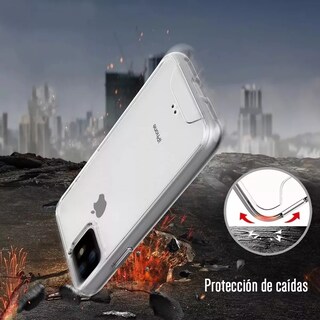 Foto 2 | Foto 2 | Funda Para Iphone 12 / 12 Pro Hybrid Clear Rigida Tpu Premium Reforzado