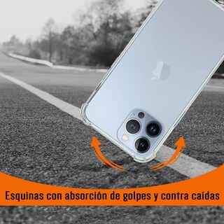 Foto 3 | Foto 3 | Funda Para Iphone 14 Pro Protección Contra Golpes Airbag Tpu Color Transparente