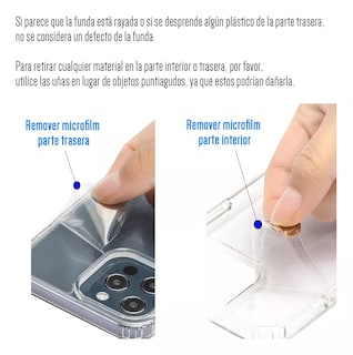 Foto 5 | Foto 5 | Funda Para Xiaomi Note 11s Hybrid Clear Case Premium Reforzada