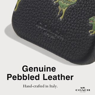 Foto 5 | Foto 5 | Funda Coach De Piel Granulada Genuina Grabada Para Iphone 16 Pro - Venta Internacional.