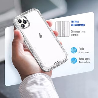 Foto 3 | Foto 3 | Funda Para Iphone 15 Pro Reforzada Alto Impacto Antishock