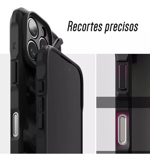 Foto 4 | Foto 4 | Funda Para Iphone 16 Pro Ringke Fusion X Camuflaje Protección Antichoques