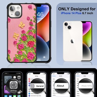Foto 3 | Foto 3 | Funda De Teléfono Kanghar Diseñada Para Iphone 14 Plus Con Acceso. - Venta Internacional.