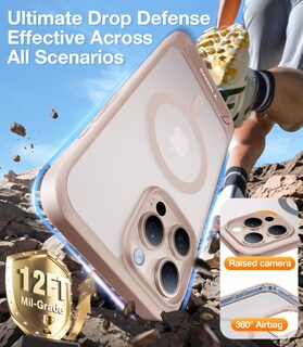 Foto 6 | Foto 6 | Funda Para Teléfono Torras Strong Magnetic Stand Para Iphone 16 Pro De 6.3 Pulgadas - Venta Internacional.