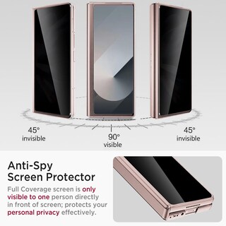 Foto 3 | Foto 3 | Funda Miimall Para Samsung Galaxy Z Fold 6 Con Pantalla De Privacidad - Venta Internacional.