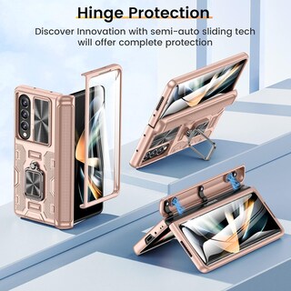 Foto 3 | Foto 3 | Funda Vego Para Samsung Galaxy Z Fold 4 Con Cámara Deslizante, Color Rosa - Venta Internacional.