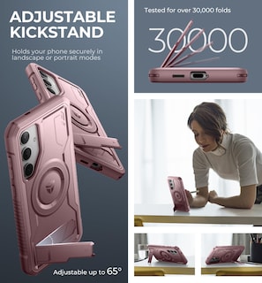 Foto 4 | Foto 4 | Funda Magnética Dexnor Con Soporte Para Samsung Galaxy S24+ - Venta Internacional.