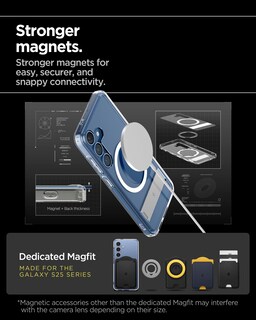 Foto 6 | Foto 6 | Funda Spigen Ultra Hybrid S Magfit Para Samsung Galaxy S25 - Venta Internacional.