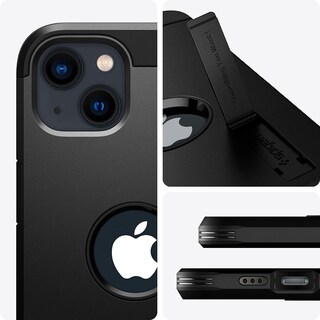 Foto 7 | Foto 7 | Funda Spigen Tough Armor Extreme Protection Para Iphone 13, Color Negro - Venta Internacional.