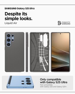 Foto 2 | Foto 2 | Funda Spigen Liquid Air Para Samsung Galaxy S25 Ultra - Venta Internacional.
