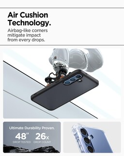Foto 5 | Foto 5 | Funda Para Teléfono Spigen Ultra Hybrid Galaxy S25 Frost Black - Venta Internacional.