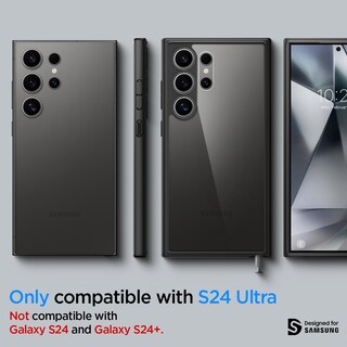 Foto 2 | Foto 2 | Funda Spigen Ultra Hybrid Para Galaxy S24, Color Negro Mate - Venta Internacional.