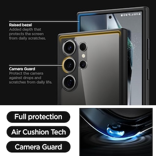 Foto 5 | Foto 5 | Funda Spigen Ultra Hybrid Para Galaxy S24, Color Negro Mate - Venta Internacional.