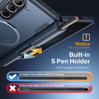 Foto 2 | Foto 2 | Funda De Teléfono Mobosi Con Anillo Magnético Giratorio De 360° Para Samsung Z Fold 5 - Venta Internacional.