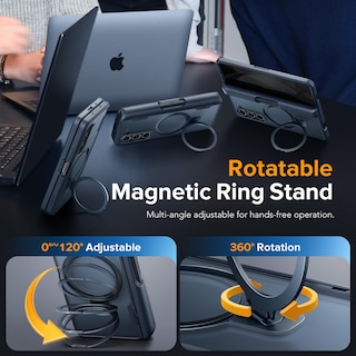 Foto 3 | Foto 3 | Funda De Teléfono Mobosi Con Anillo Magnético Giratorio De 360° Para Samsung Z Fold 5 - Venta Internacional.
