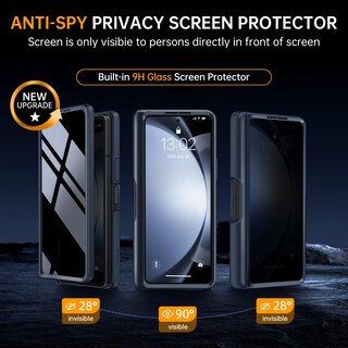 Foto 4 | Foto 4 | Funda De Teléfono Mobosi Con Anillo Magnético Giratorio De 360° Para Samsung Z Fold 5 - Venta Internacional.