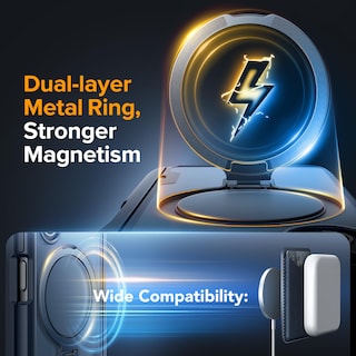 Foto 5 | Foto 5 | Funda De Teléfono Mobosi Con Anillo Magnético Giratorio De 360° Para Samsung Z Fold 5 - Venta Internacional.
