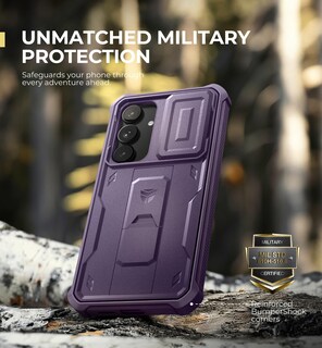 Foto 6 | Foto 6 | Funda Dexnor Para Samsung Galaxy S25 Plus Con Funda De Cámara, Color Morado - Venta Internacional.