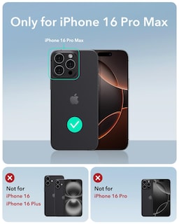 Foto 2 | Foto 2 | Funda Esr Para Iphone 16 Pro Max Con Magsafe Clear Black - Venta Internacional.