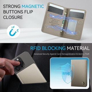 Foto 4 | Foto 4 | Tarjetero Magnético Magsafe Wallet Con Bloqueo Rfid Defense - Venta Internacional.