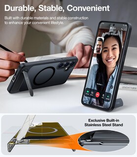 Foto 4 | Foto 4 | Funda De Teléfono Torras Con Soporte Magnético Para Samsung Galaxy S25 - Venta Internacional.