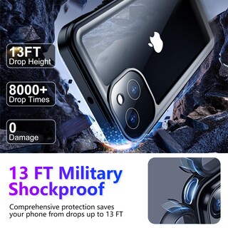 Foto 3 | Foto 3 | Funda Impermeable Temdan Compatible Con Iphone 13 De 6.1 Pulgadas - Venta Internacional.