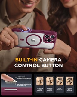 Foto 3 | Foto 3 | Funda Miracase Para Iphone 16 Pro Max Con Protector De Pantalla - Venta Internacional.