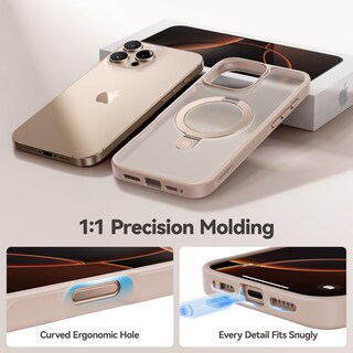 Foto 7 | Foto 7 | Funda De Teléfono Casekoo Diseñada Para Iphone 16 Pro Gold De 6.3 Pulgadas - Venta Internacional.