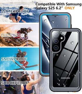 Foto 7 | Foto 7 | Funda De Teléfono Temdan Impermeable Con Lente Para Samsung Galaxy S25 - Venta Internacional.