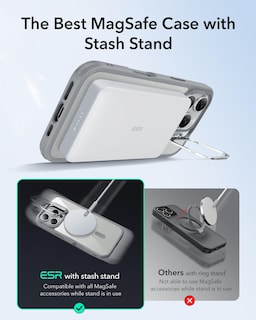 Foto 4 | Foto 4 | Funda De Teléfono Esr Para Iphone 16 Pro Magsafe De Grado Militar Transparente - Venta Internacional.