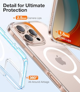 Foto 4 | Foto 4 | Funda De Teléfono Torras Stronger Magnética A Prueba De Golpes Para Iphone 16 Pro - Venta Internacional.
