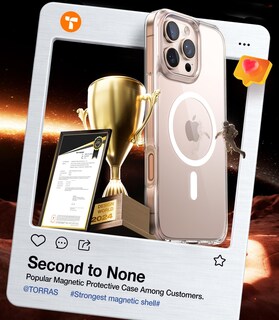 Foto 7 | Foto 7 | Funda De Teléfono Torras Stronger Magnética A Prueba De Golpes Para Iphone 16 Pro - Venta Internacional.