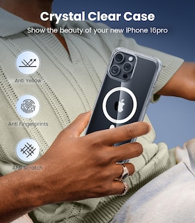 Foto 6 | Foto 6 | Funda De Teléfono Mkeke Para Iphone 16 Pro Magnetic Clear Con Magsafe - Venta Internacional.