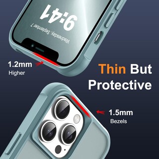Foto 6 | Foto 6 | Funda De Teléfono Skylmw Compatible Con Iphone 13 Pro Blue - Venta Internacional.