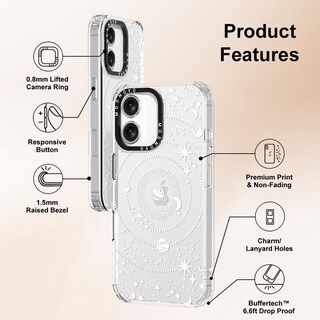 Foto 6 | Foto 6 | Funda De Teléfono Mosnovo Para Iphone 16 De 6.1 Pulgadas Buffertech, Tpu Transparente - Venta Internacional.