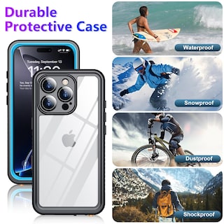 Foto 5 | Foto 5 | Funda Impermeable Temdan Compatible Con Iphone 16 Pro 6.3 - Venta Internacional.