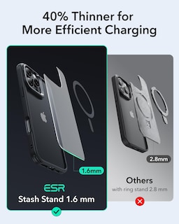 Foto 6 | Foto 6 | Funda De Teléfono Esr Para Iphone 16 Pro Max Con Magsafe Frosted Black - Venta Internacional.
