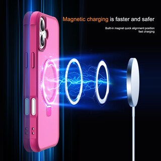 Foto 3 | Foto 3 | Funda De Teléfono Skylmw Compatible Con Iphone 16 6.1 Con Soporte - Venta Internacional.