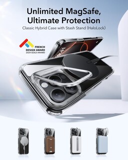 Foto 3 | Foto 3 | Funda De Teléfono Esr Para Iphone 16 Pro Con Funda Magsafe Clear - Venta Internacional.