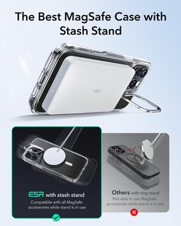 Foto 4 | Foto 4 | Funda De Teléfono Esr Para Iphone 16 Pro Con Funda Magsafe Clear - Venta Internacional.