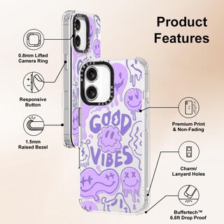 Foto 6 | Foto 6 | Funda De Teléfono Mosnovo Para Iphone 16 Plus Good Vibes - Venta Internacional.