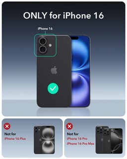 Foto 2 | Foto 2 | Funda De Teléfono Esr Para Iphone 16 Con Soporte De 23 M, Protección Contra Caídas, Azul Claro - Venta Internacional.